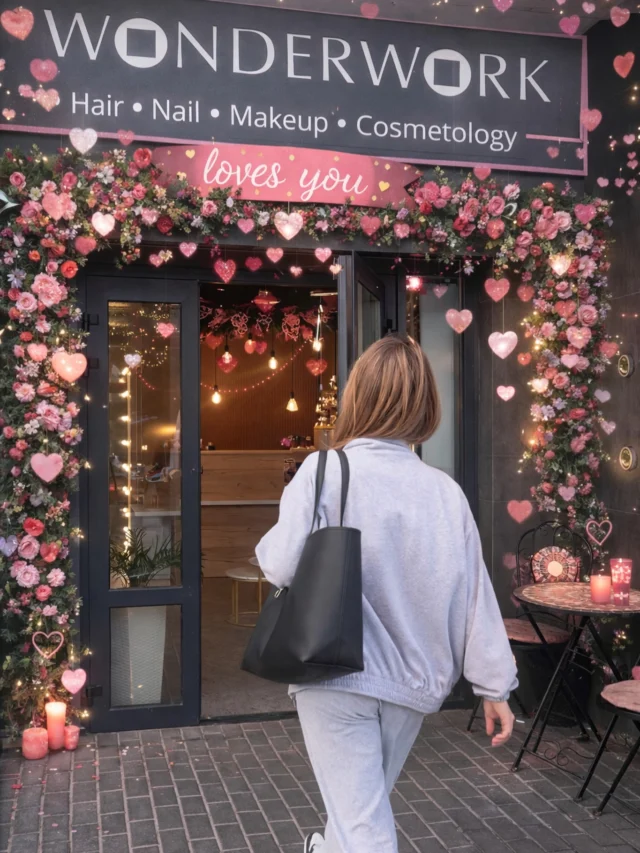 WONDERWORK закохує з першого візиту 💗
Даруємо красу, турботу і той самий “вау” у дзеркалі ✨

Тут починається любов до себе 💌
Hair • Nail • Makeup • Cosmetology — з любов’ю до кожної деталі

____________________
📍вул. Максимовича 32 
ЖК Ліко-Град Perfect Town 

📞 096-012-29-29